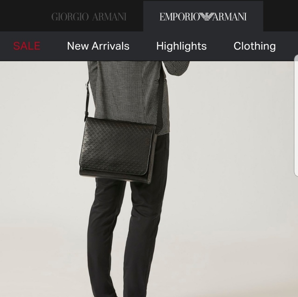 Emporio Armani messenger bag - Picture 7 of 7